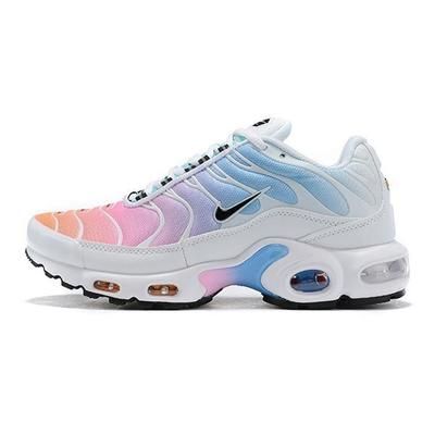 chaussure nike tn fille blanche